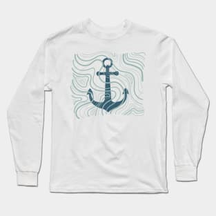 Nautical Anchor Long Sleeve T-Shirt